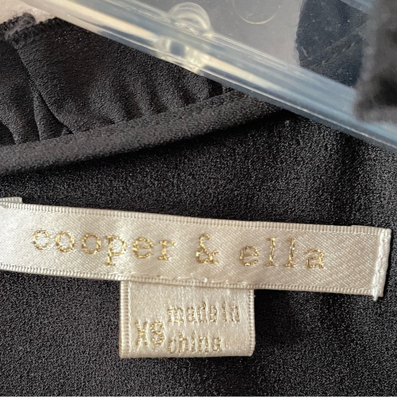 NWT Cooper & Ella Black Sleeveless Blouse Size XS - Picture 5 of 10